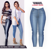 TETRA - Lumine - Capri Jeans (Two-tone #1)