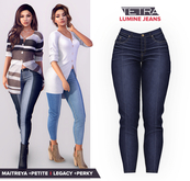 TETRA - Lumine - Capri Jeans (Indigo Washed)