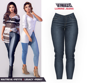 TETRA - Lumine - Capri Jeans (Dark Faded)