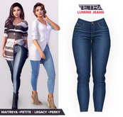 TETRA - Lumine - Capri Jeans (Dark Blue)