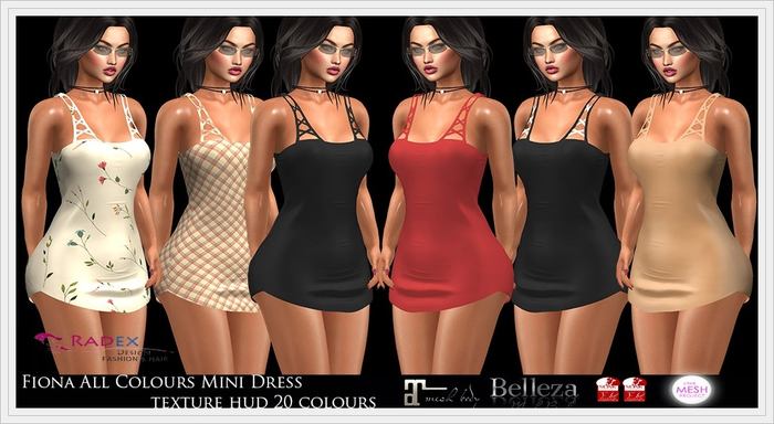 RADEX Mesh Fiona All Colours Mini Dress