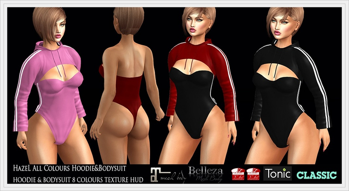 RADEX Mesh HazeL All Colours Hoodie&Bodysuit