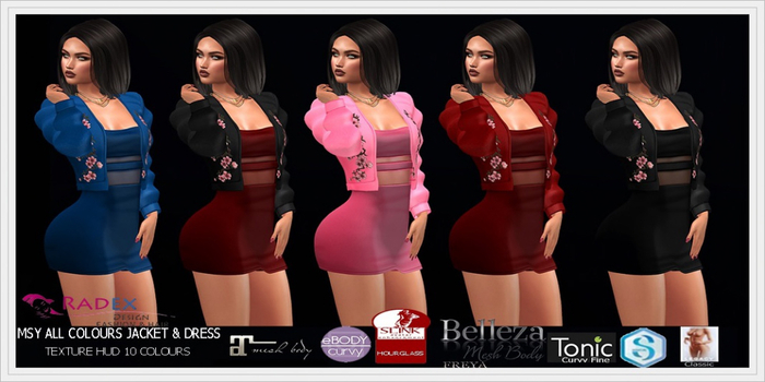 RADEX Mesh Msy All Colours Jacket & Dress