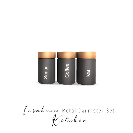 Farmhouse - Metal Canister Set