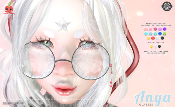 [Cubic Cherry] {Anya} glasses  (BOX)