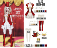 Belle Epoque { Join My Circus } Socks Black (Box)