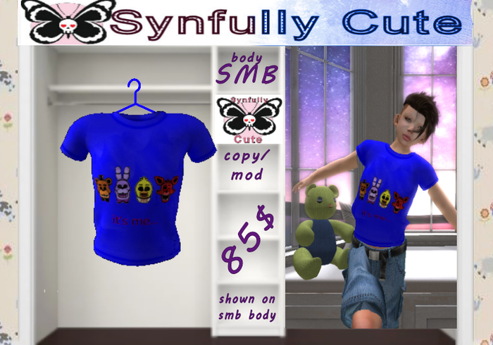 Five Night's at Freddys-Blue-Mesh