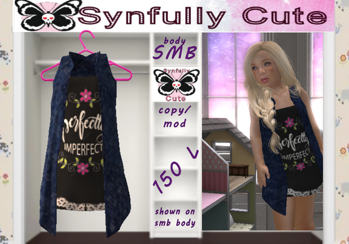 Jean and Flowers Dress-SMB