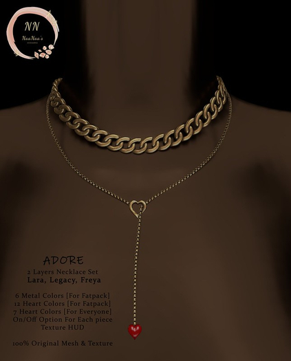 NaaNaa's Adore Set Gold [Wear Me]