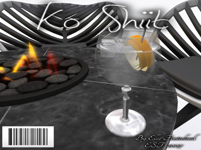 [KO SHIIT] LeafChair Patio Set Metal