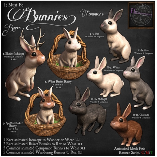 3. *HEXtraordinary* Spotted Bunny Basket - RARE