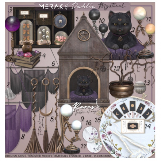 Merak&Dahlia - Mystical - Ritual Cloth - Silver 16 (BOXED)