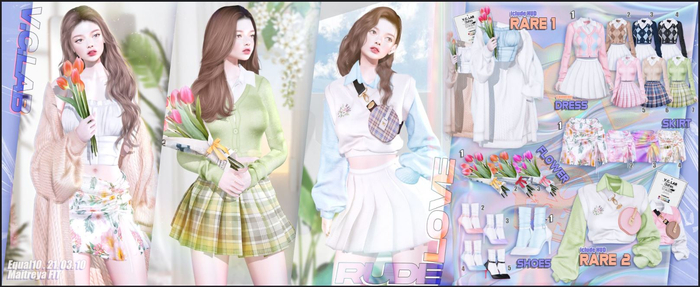[V.C.LAB] Rude Love GACHA. skirt 02 (box)