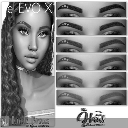 .:the HAUS:. Nicole HD Eyebrows (LeL + LeL Evo X) DEMO