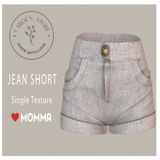 Short Jean White 