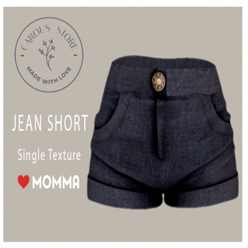 Short Jean Black 