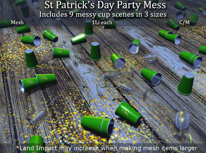 ST PATRICK'S DAY PARTY MESS
