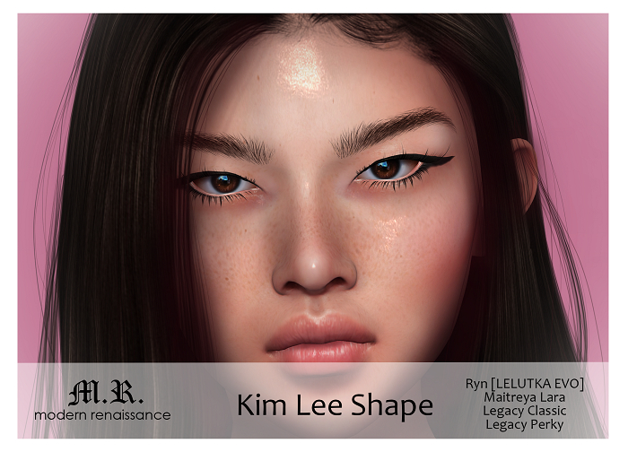 MODERN RENAISSANCE Shape - Kim Lee - Ryn head [LELUTKA EVO]