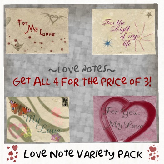 Love Note Variety Pack