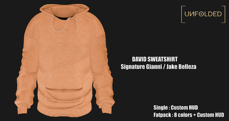Second Life Marketplace - UNFOLDED // David Sweatshirt - Sand