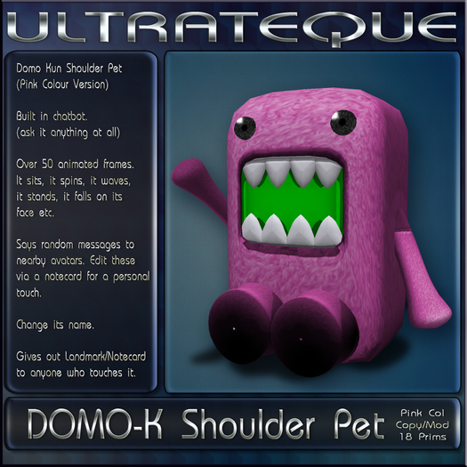 DOMO-K Shoulder Pet Pink