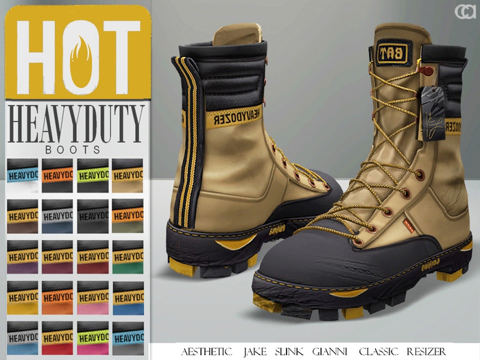 [CA] HEAVY DUTY BOOTS GENTS
