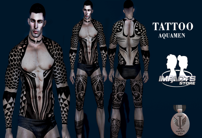 IMPACTS-TATTOO AQUAMEN INVICTUS