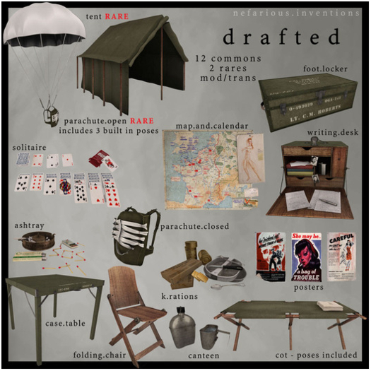 [n.i] drafted.canteen