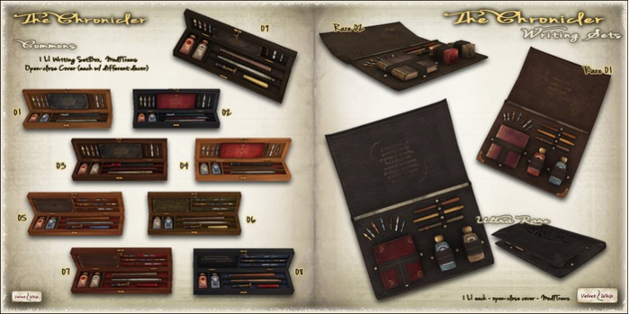 [V/W] The Chronicler Writing Set 01 RARE