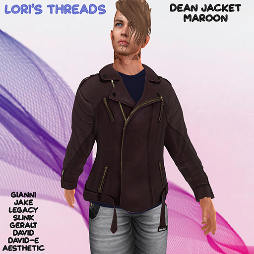 [L.T] Dean Jacket - Maroon (ADD ME)