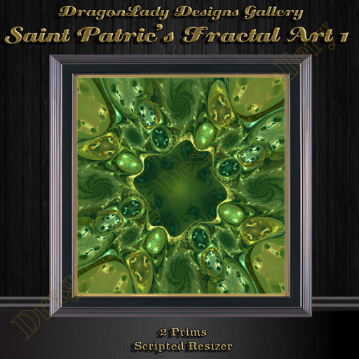 Saint Patrick's Fractal Art 1
