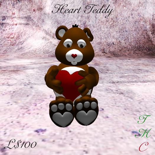 Heart Teddy Valentines Day