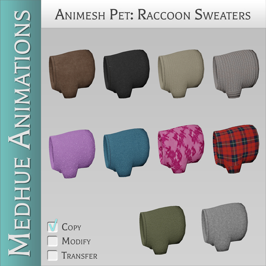 Medhue Raccoon Sweater
