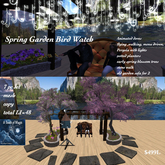 SPRING GARDEN BIRD WATCHING-BOX