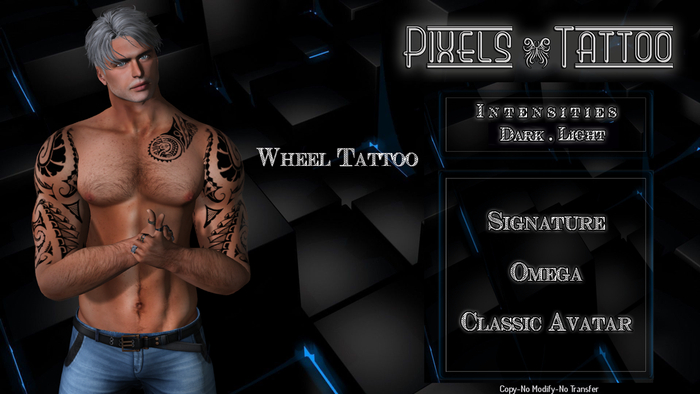 Pixels - Wheels Tattoo Signature vendor