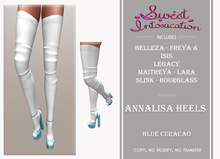 ::Sweet Intoxication:: Annalisa Heels - Blue Curacao