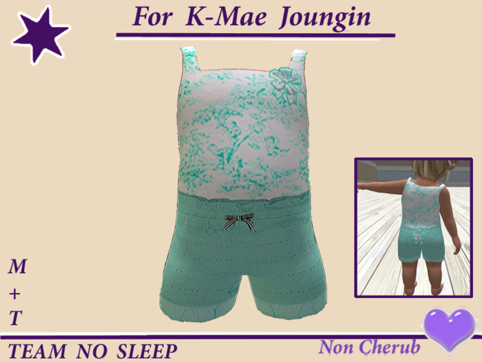 Baby shorts mint