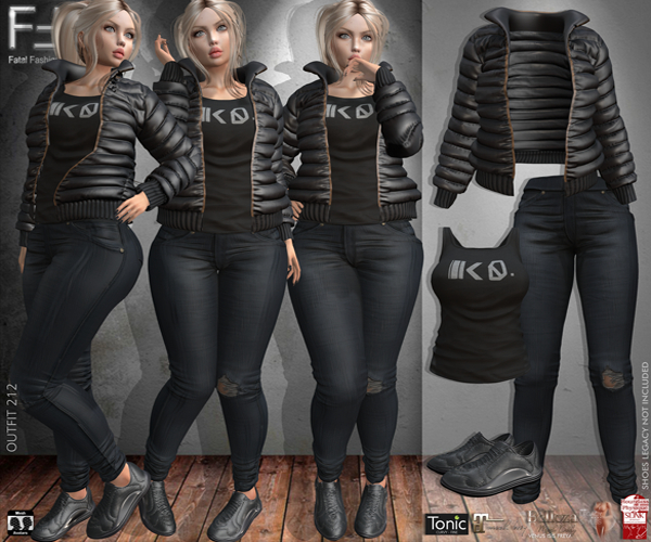 Fatal Fashion - Outfit 212: Jacket, Top, Pants, Shoes