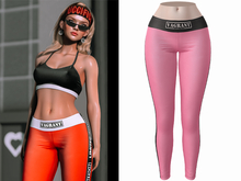 -[ vagrant ]- Summer Leggings - Warm Pink