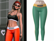 -[ vagrant ]- Summer Leggings - Emerald