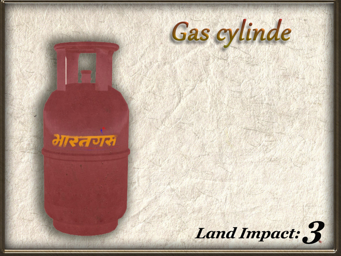 Gas cylinder (1 L) Full Perm