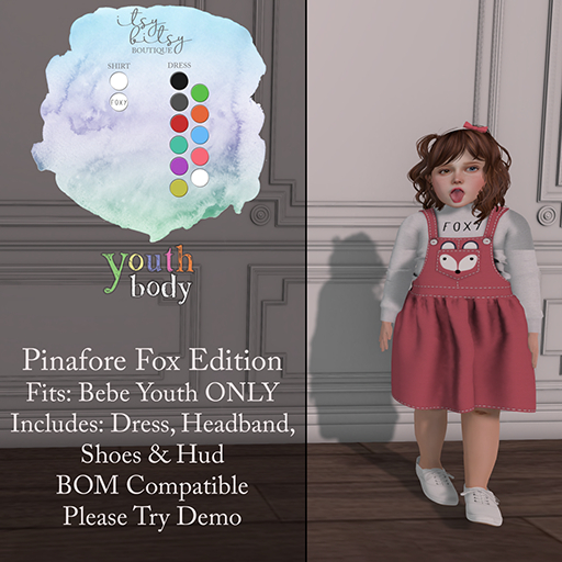 [IBB] Pinafore Dress Fox Edition - YOUTH