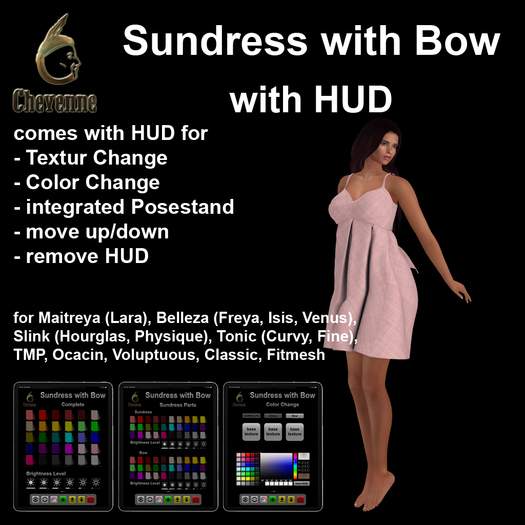 Cheyenne's Strap Sundress with Bow - DEMO