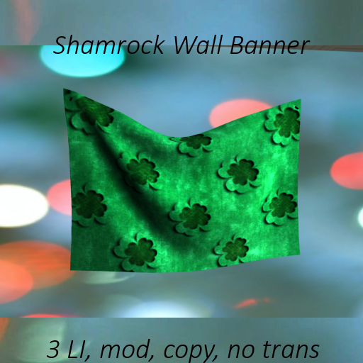 VP Shamrock Wall Banner St. Patrick's Day