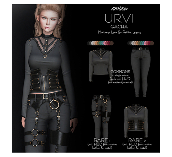 amias - URVI top gray - Legacy - !REZ ME!
