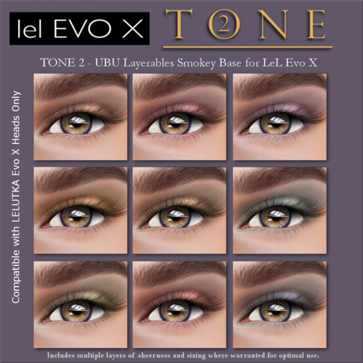 TONE 2 - UBU Layerables Smokey Base for LeL Evo X (ADD)