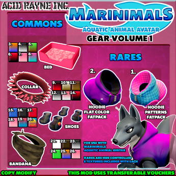 Second Life Marketplace - Marinimals Gear - 22. Dirty Bandana (VOUCHER)