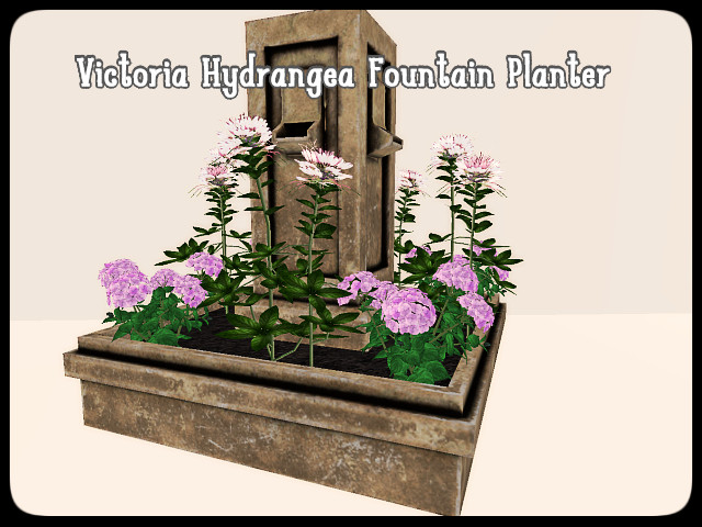 [AE] Garden Store - Victoria Hydrangea Planter  (Pink)