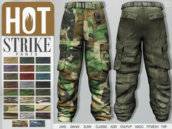 [CA] STRIKE CARGO PANTS GENTS