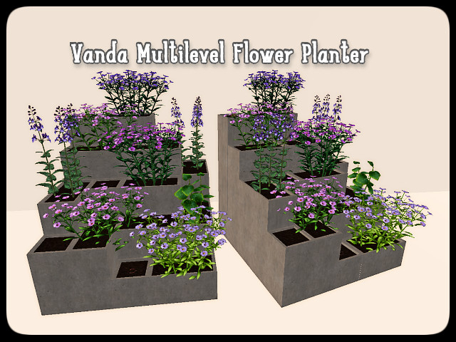 [AE] Home Decor - Vanda Multilevel Flower Planter